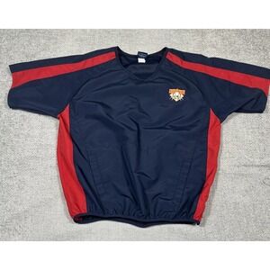 Cooperstown‎ Dreams Park Pullover Mens Medium Navy Blue Windbreaker Jacket